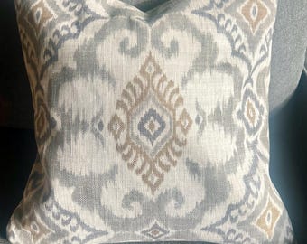 One Covington Kantha pillow cover lumbar pillow custom designer decorative throw pillow  16x16" 18x18 20x20 22x22" body invisible zipper