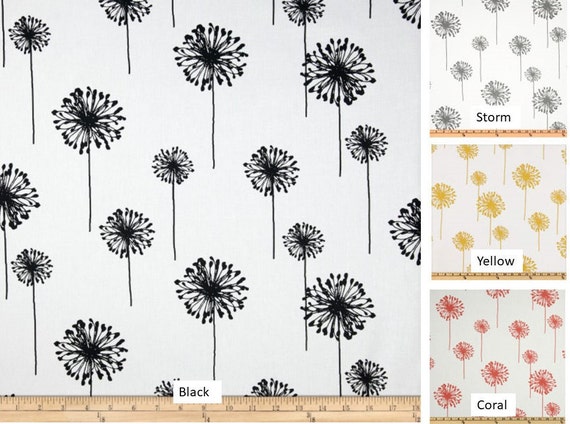 Pair 25 Or 50 Premier Print Dandelion Rod Curtains Pair 25 Or 50 Premier Print Dandelion, Dandelion Print Curtains