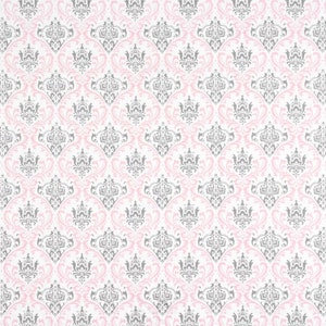 Pair 25 OR 50&quot; wide panels Premier Prints Madison damask Bella pink rod cafe curtains drapes taupe 24 63 72 84 96 108 120&quot; OR one valance