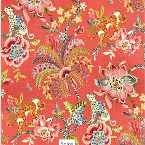 Pair 25 OR 50&quot; wide Williamsburg Braganza linen rod panels drapes cafe curtains 24 48 63 72 84 96 108 120&quot; long or 1 valance orange endive