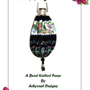 Summer Garden Beaded Bag Purse Pattern image 1