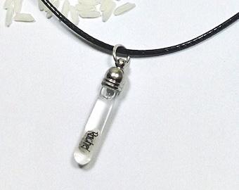 Rice grain necklace name on rice, personalized necklace