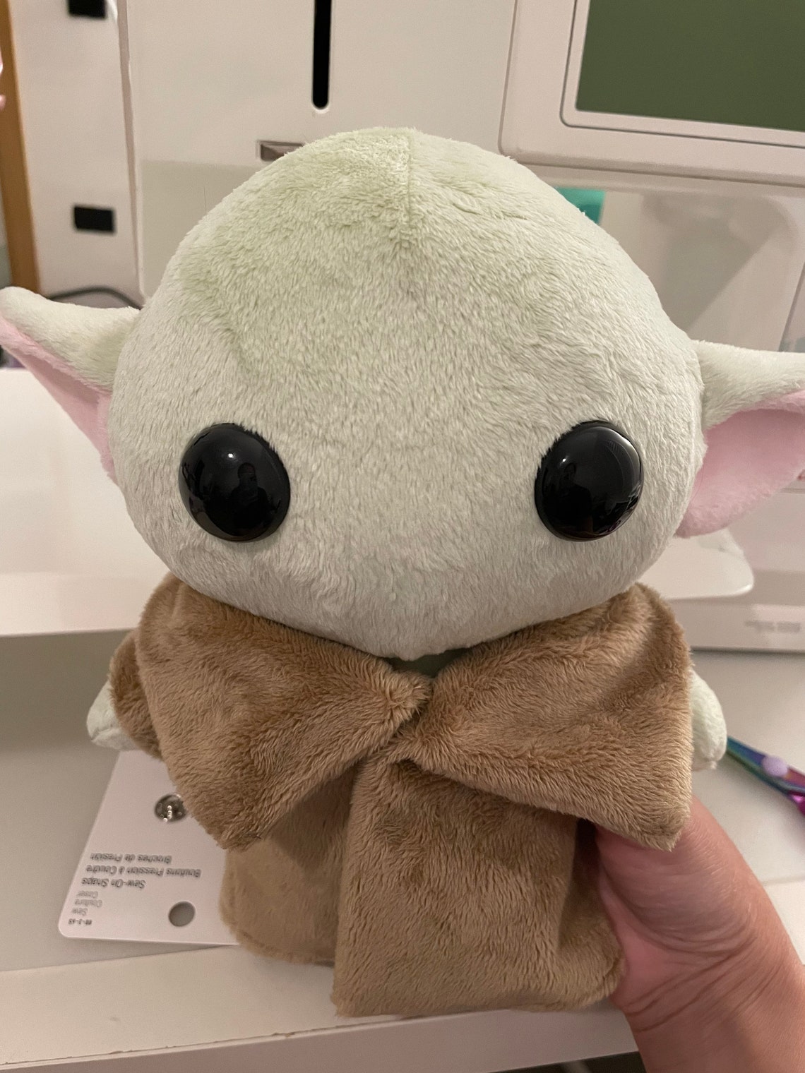 The Child Baby Yoda Grogu Plush Stuffed Animal | Etsy