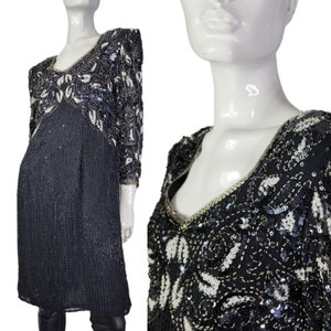 Vintage 90s beaded dress