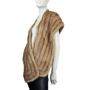 Vintage Faux Fur Stole