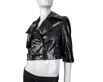 Vintage Jocelyn Black Shiny Jacket