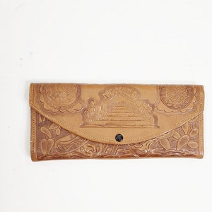 Vintage Mexico Tooled Leather Wallet
