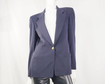 vintage Austin Reed Bleu Marine Blazer M