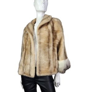 Vintage 50s 60s  Regina Glenara by Glenoit Faux Fur Caplet Stole