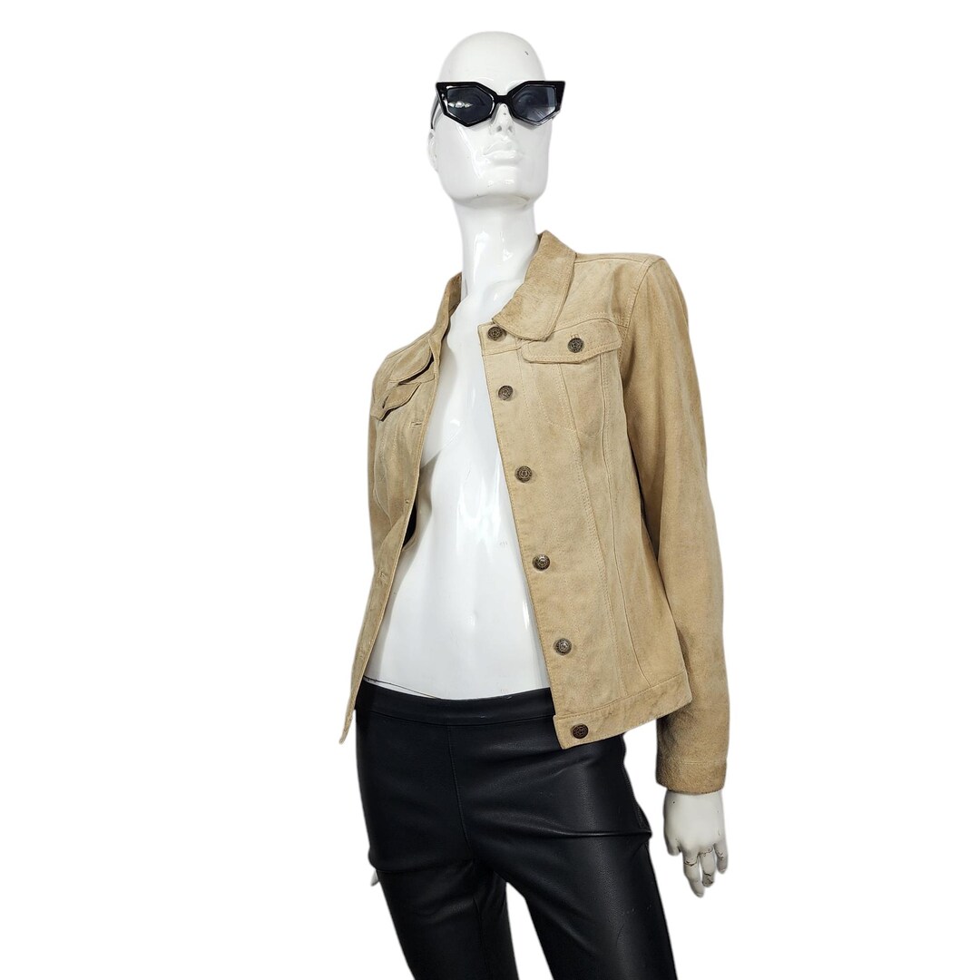 ヴィンテージ Y2K レザースエードジャケット XS/S - Etsy 日本