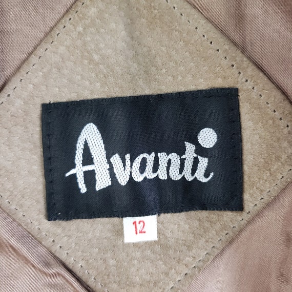 Vintage Avanti Tan Suede Jacket S/M - image 9