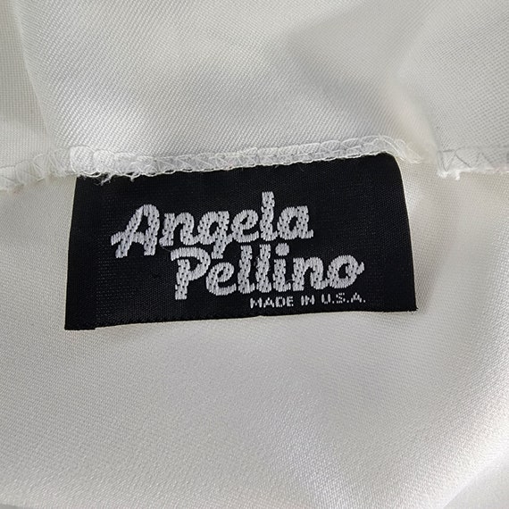 Vintage Angela Pellino White Blouse Large - image 3