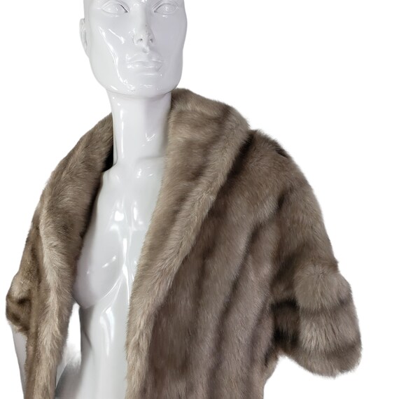 Vintage Regina Glenara by Denoit Faux Fur Stole C… - image 3