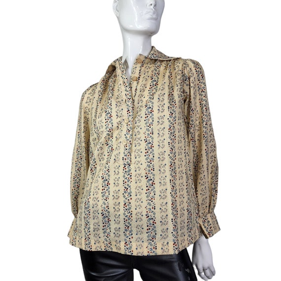 Vintage 70s Prarie Blouse Top M/L - image 1