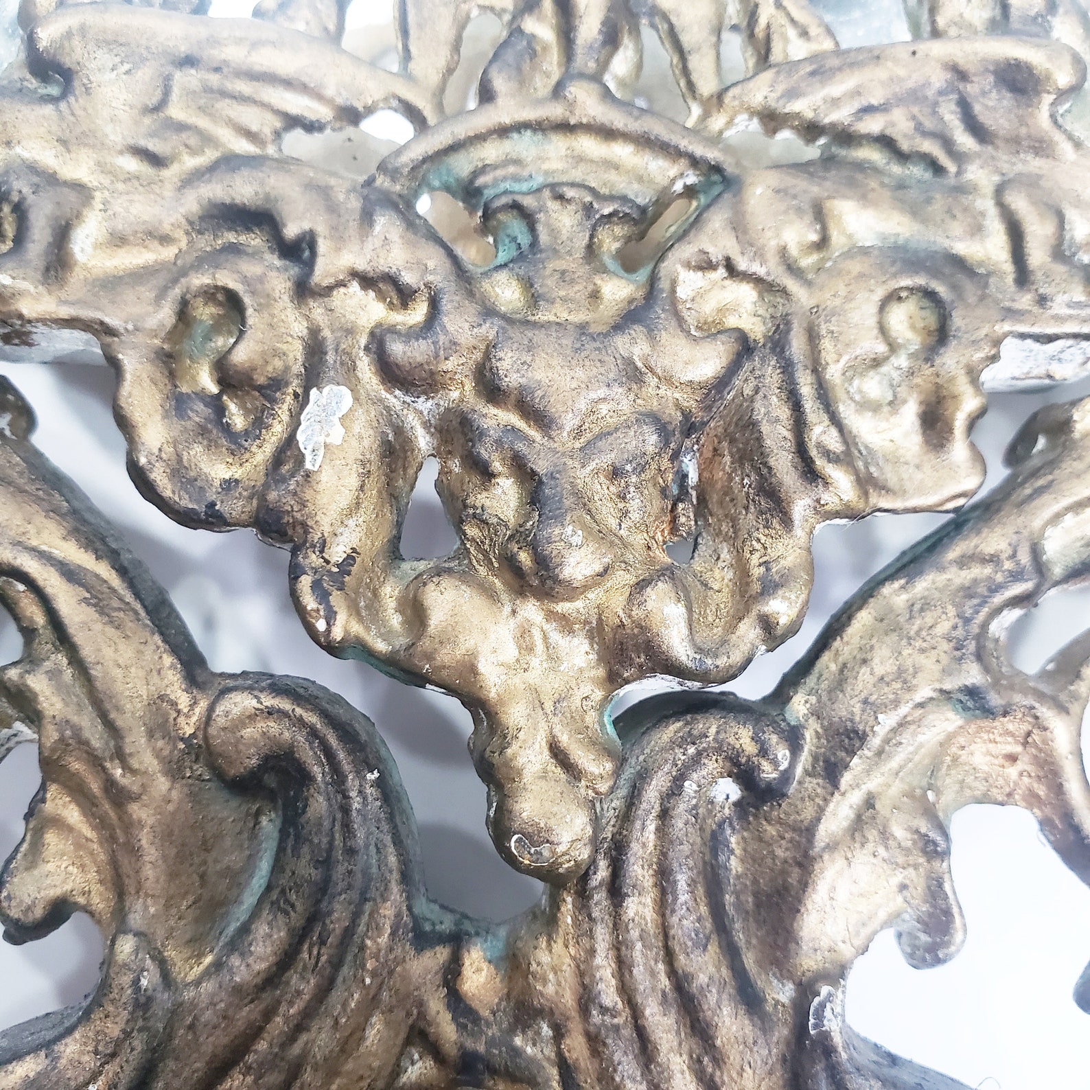 Antique Cast Iron IRON ART by JM Victorian Mirror Etsy