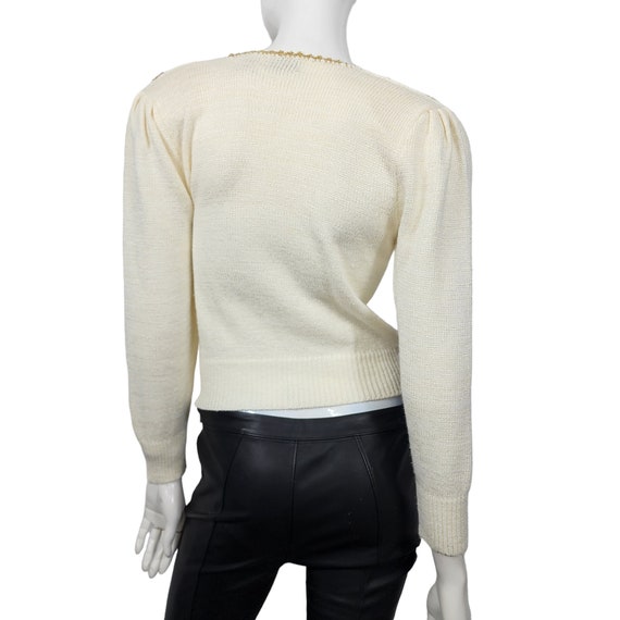 Vintage Knit Sweater Top - image 5