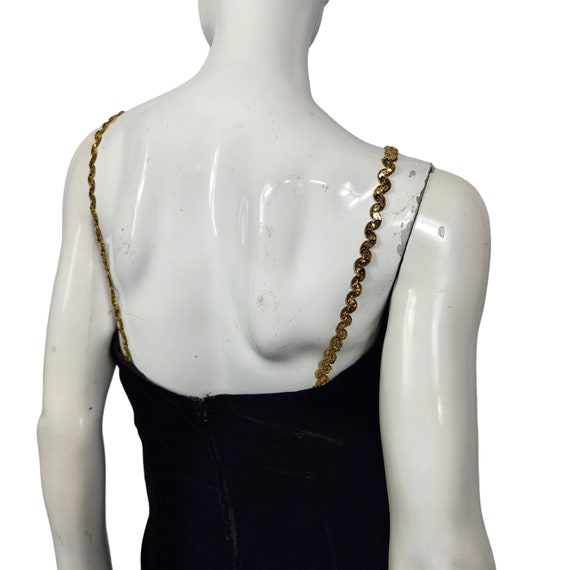 Vintage Morton Myles Black Velvet Dress XS/S - image 3