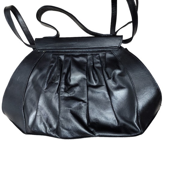 Vintage Sopresa Black Bag handbag shoulder bag - image 2