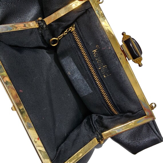 Vintage Leather Chain Shoulder Bag - Etsy