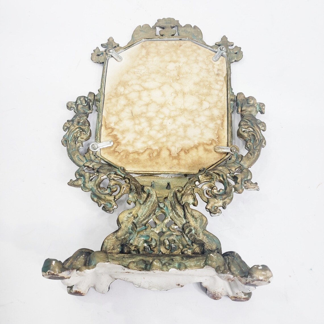 Antique Cast Iron IRON ART by JM Victorian Mirror Etsy