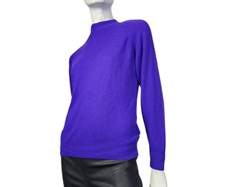 Suéter elástico morado vintage talla S/M