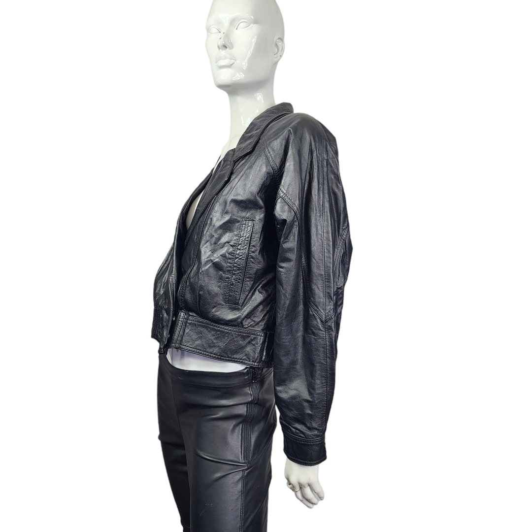 Vintage Leather Jacket - Etsy Vintage Leather Jacket - Etsy