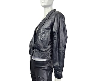 Vintage Leather Jacket - Etsy