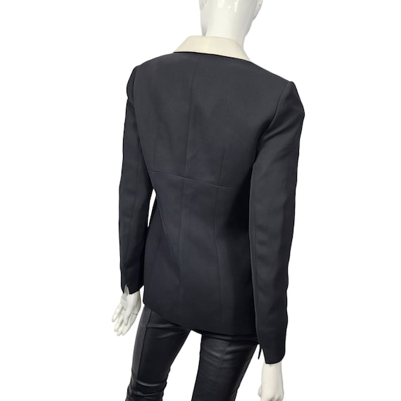 Vintage Kasper ASL Black Tuxedo Blazer Small - image 2