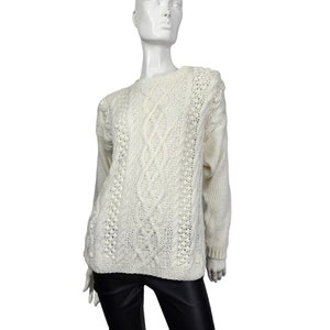 Vintage Cable Knit Sweater Large