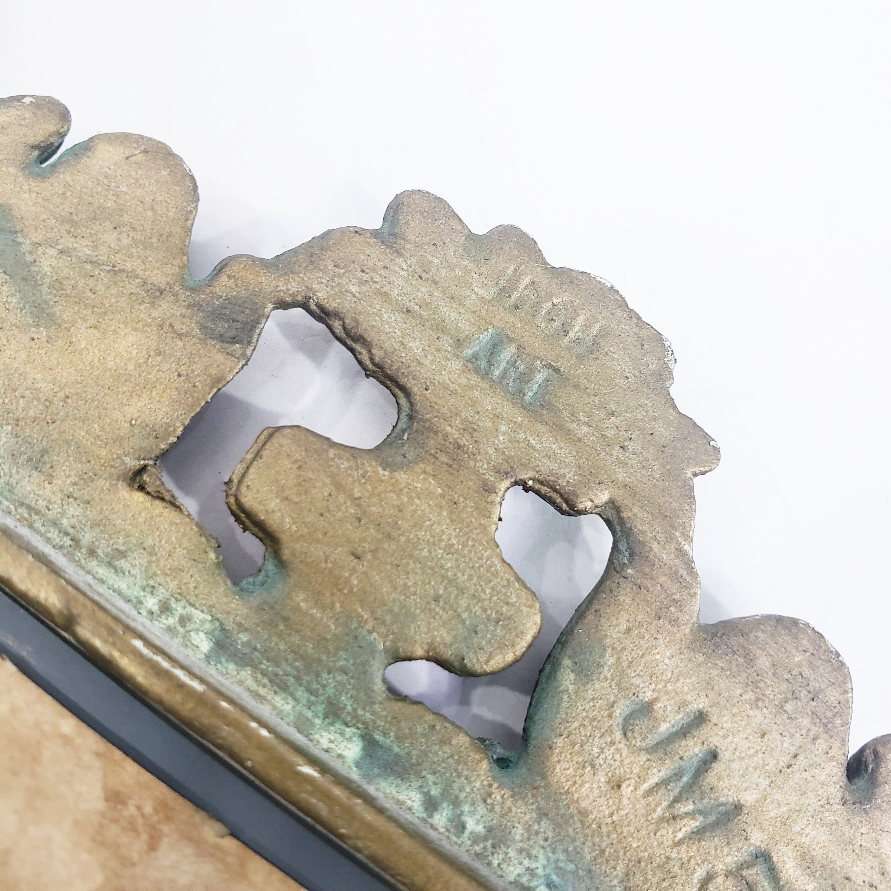 Antique Cast Iron IRON ART by JM Victorian Mirror Etsy Polska