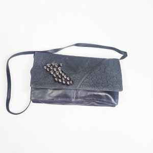 Vintage Black Soft Leather Handbag