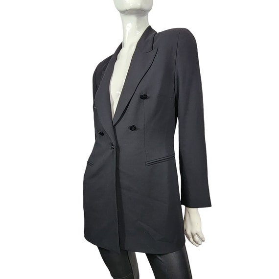 Vintage Burani Italian Wool Long Blazer Small Ita… - image 2