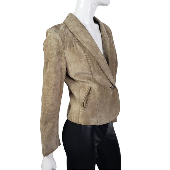 Vintage Avanti Tan Suede Jacket S/M - image 2