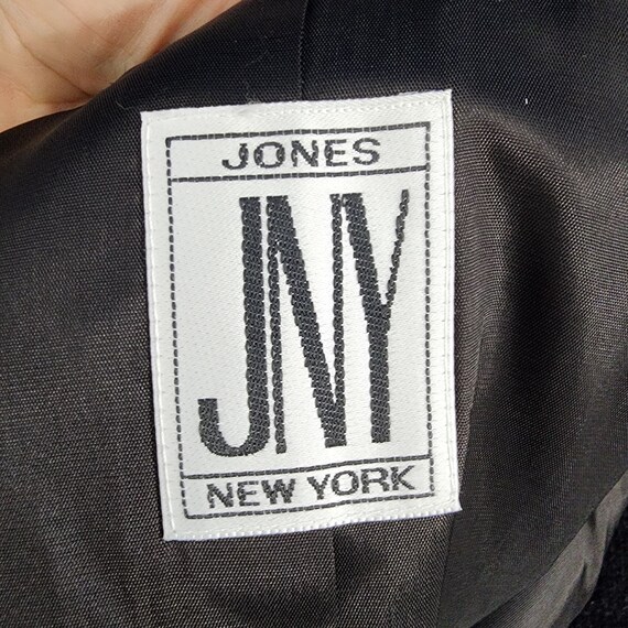 Vintage Jones NY Gray Wool Coat Small - image 5