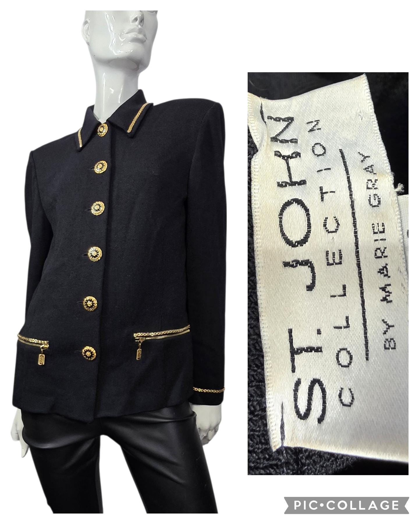 Vintage St. John Jacket Size 12 - Etsy