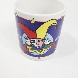 Vintage Circus Circus Court Jester Cup Mug