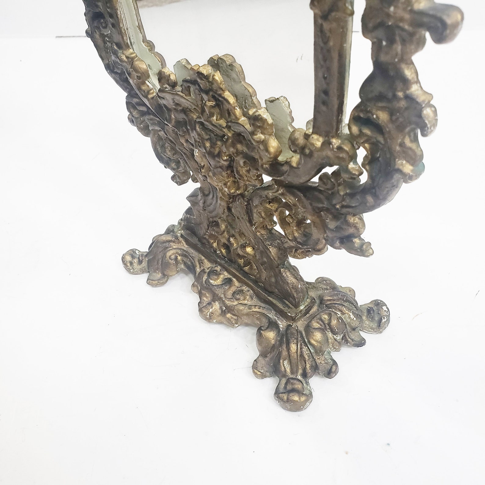 Antique Cast Iron IRON ART by JM Victorian Mirror Etsy