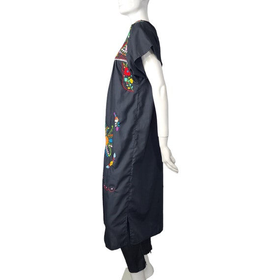 Vintage Mexican Embroidered Dress Medium - image 4