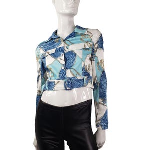 Vintage Jeff Gallano Cropped Belted Blazer S