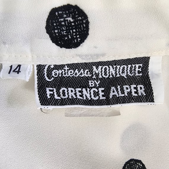 Vintage Contessa Monique by Florence Alper Blouse… - image 7