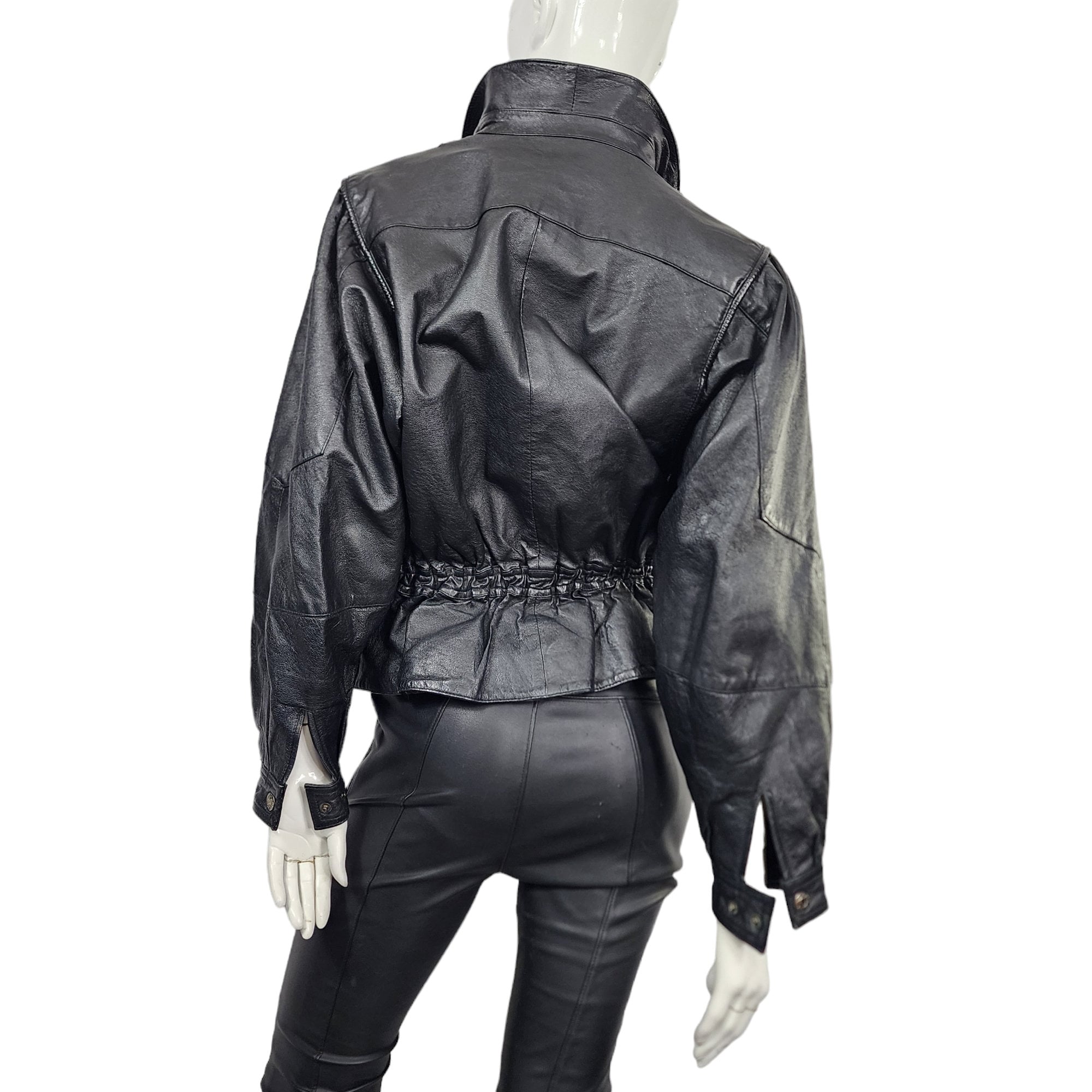 Vintage 80s 90s the New Age Black Leather Jacket M - Etsy Vintage 80s 90s the New Age Black Leather Jacket M - Etsy
