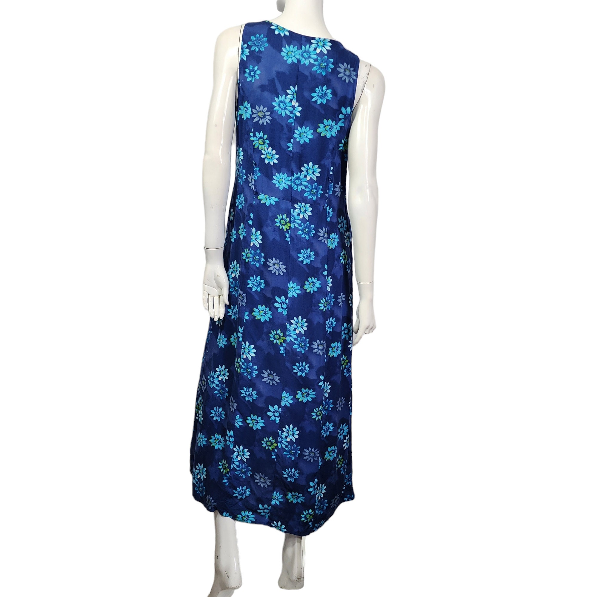 chinese dress ladies Self-Portrait - Blue Floral Lace Midi Dress main image 1