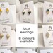 see more listings in the + Stud Earrings section