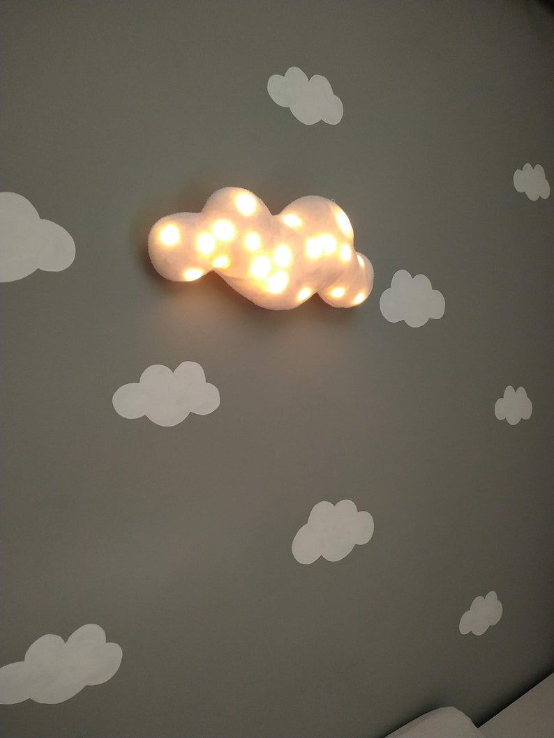 Night Light Night light wall plug in Kids Room Light Cloud Etsy