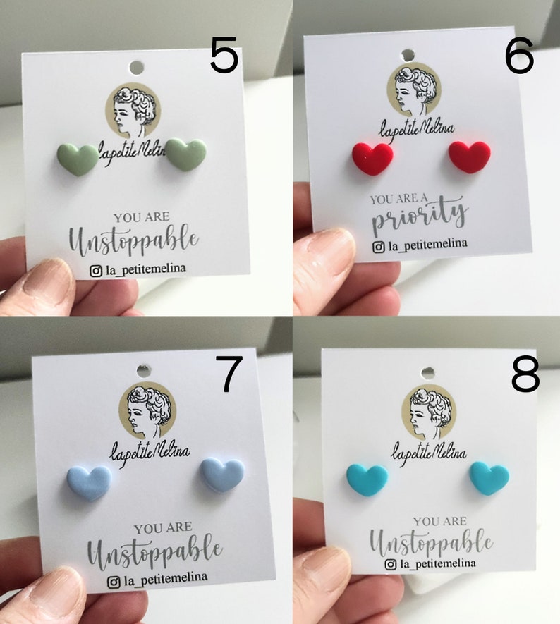 Heart stud earrings, Heart earrings stud, earrings for her, Hypoallergenic earrings, Heart studs, Cute studs small stud earrings small