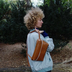 Grote leren heuptas heuptas fannypack Lucas in bruin handtas tas leren tas heuptas unisex