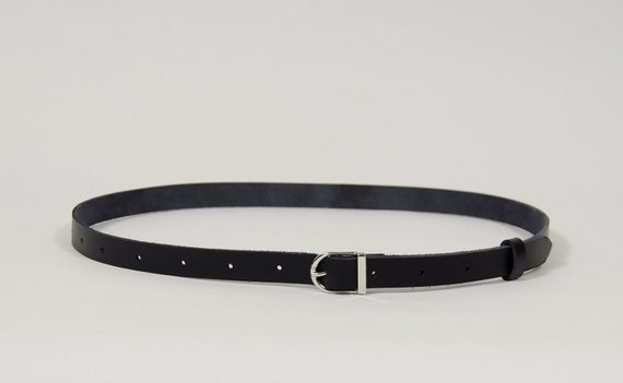 Items similar to Ole - black leather belt on Etsy