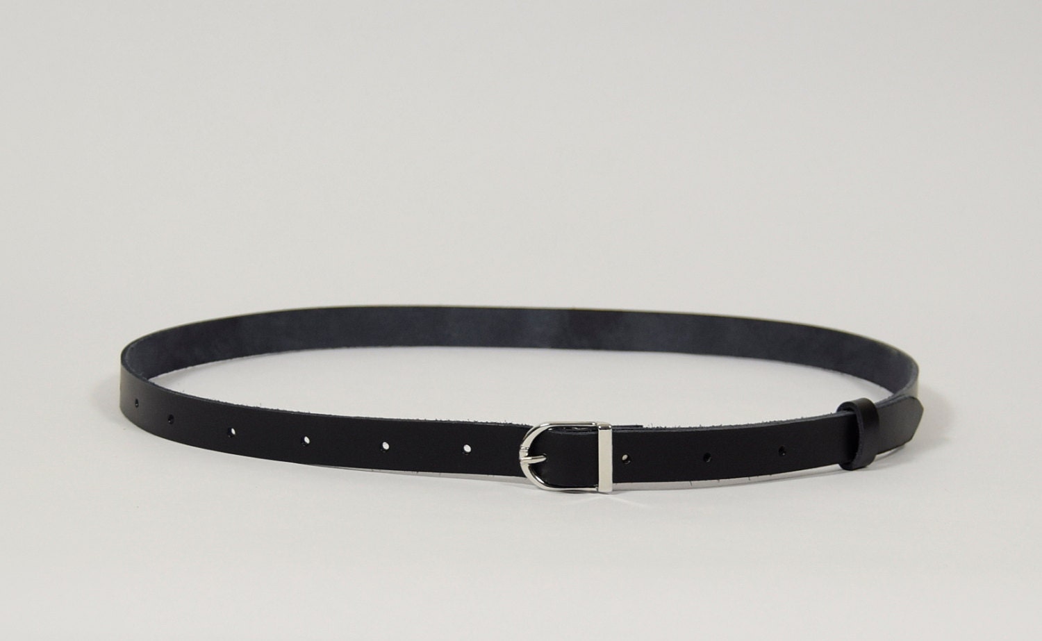 Ole Black Leather Belt | Etsy