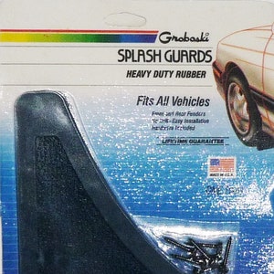 Set von Groboski Spritzschutz Hochleistungsgummi für alle Fahrzeuge Schmutzfänger NOS