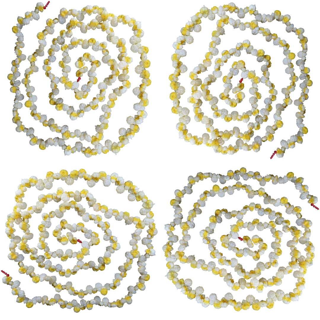 Vintage Buttered Popcorn Christmas Tree Garland Plastic Blow Mold 4